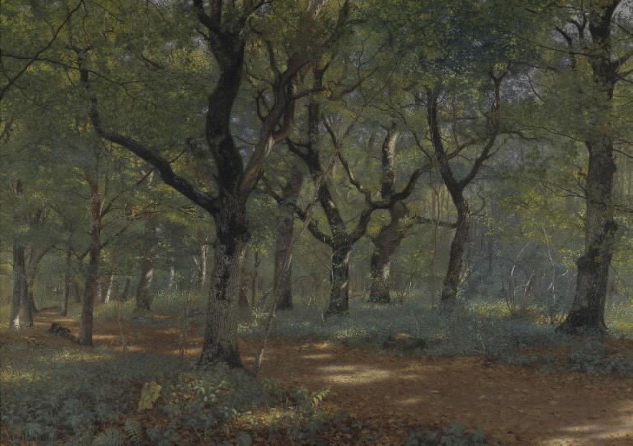 W lesie autorstwa Adolph Larsen