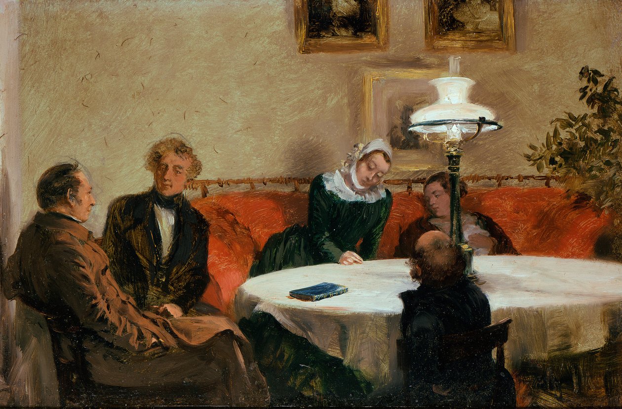 Wieczorne spotkanie autorstwa Adolph Menzel