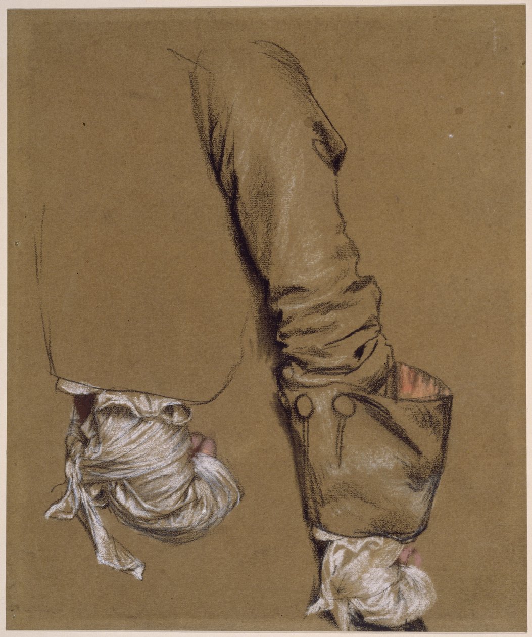 Ramię i połączona dłoń autorstwa Adolph Menzel