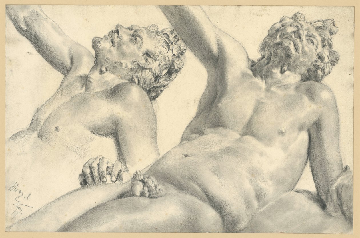 Pijany satyr autorstwa Adolph Menzel