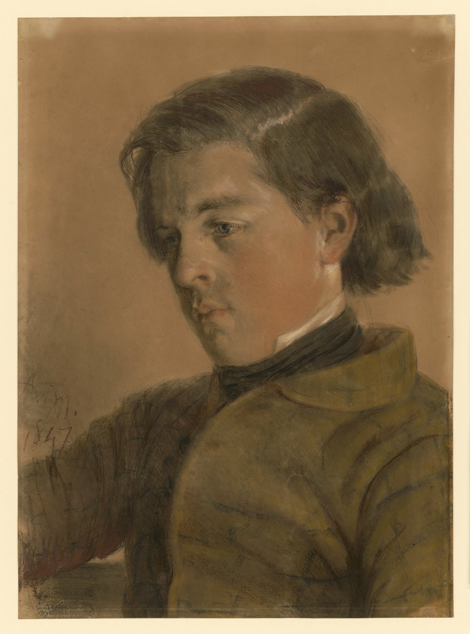 Carl Johann Arnold w 17. roku życia autorstwa Adolph Menzel
