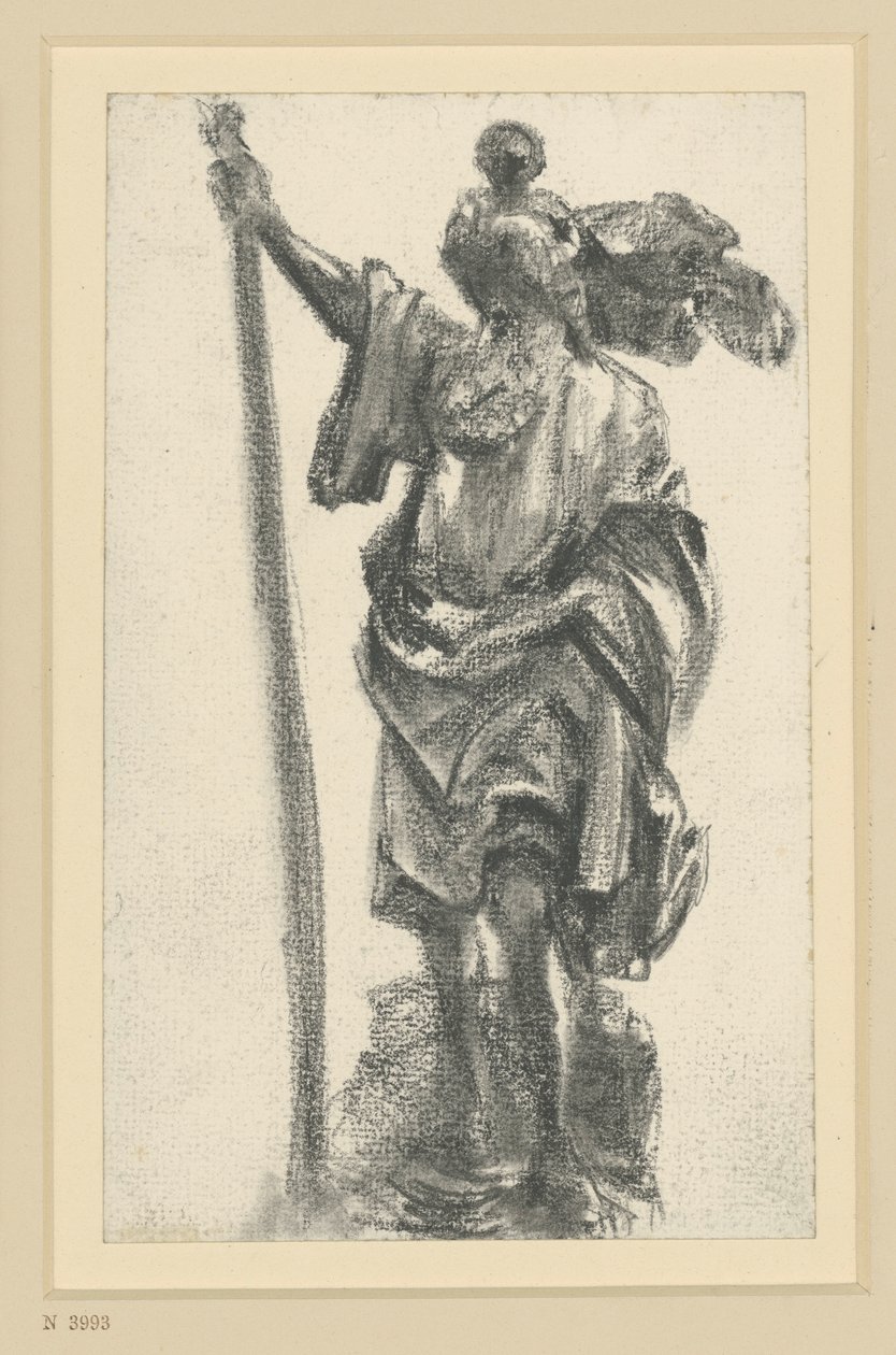 Św. Krzysztof z Freibergu, mistrz apostołów, w Dreźnie autorstwa Adolph Menzel