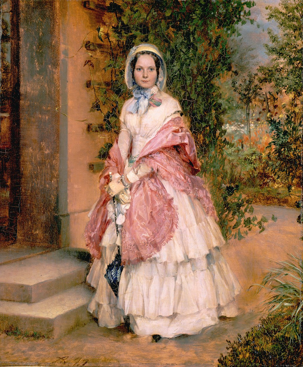 Clara Ilgner (później pani Schmidt von Knobelsdorff) autorstwa Adolph Menzel