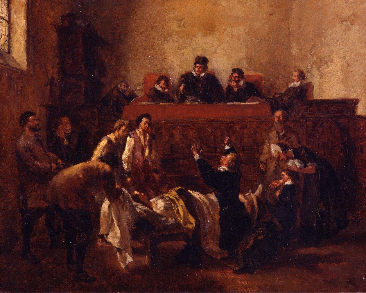 Dzień Sądu. Szkic autorstwa Adolph Menzel