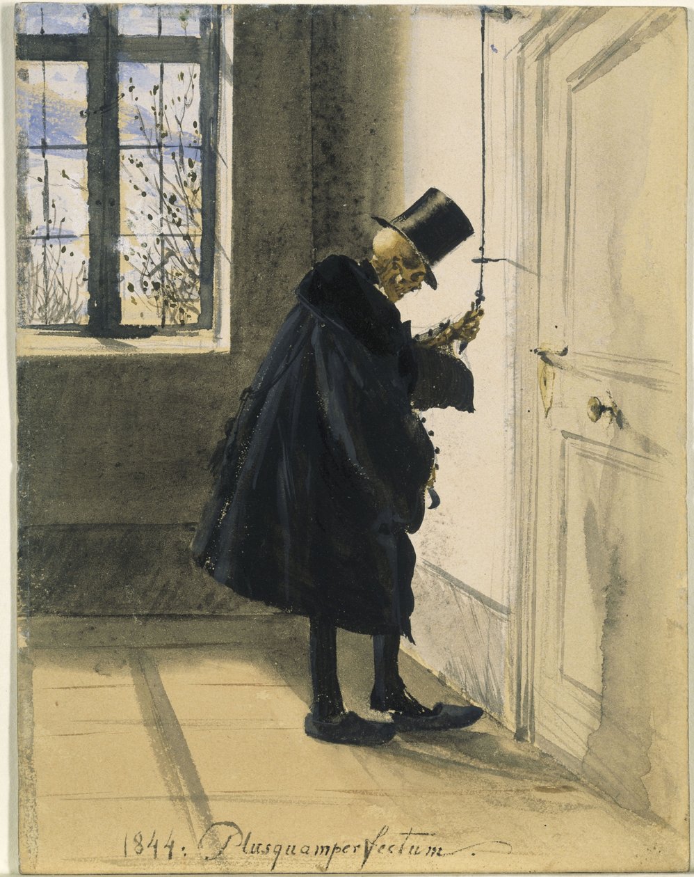 Śmierć jako nieproszony gość. 1844: czas przeszły złożony autorstwa Adolph Menzel