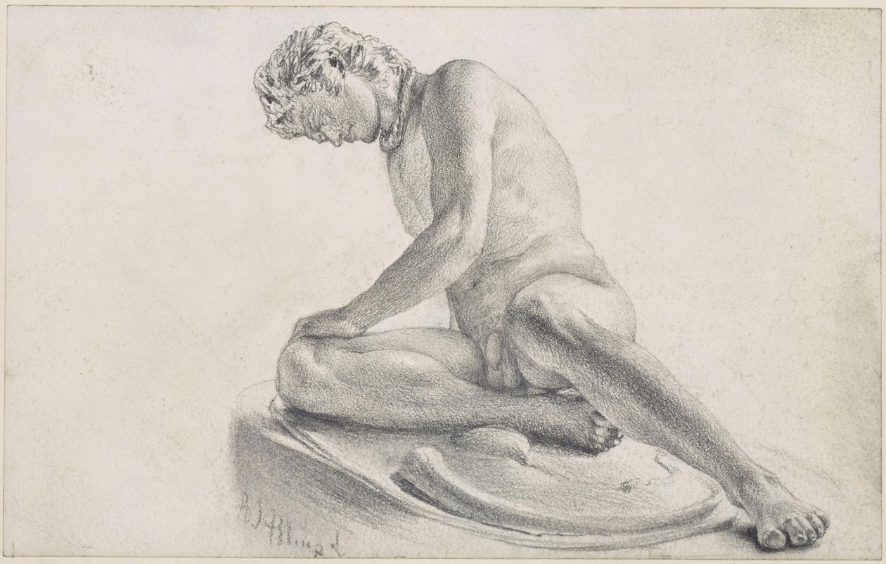 Umierający Gal autorstwa Adolph Menzel