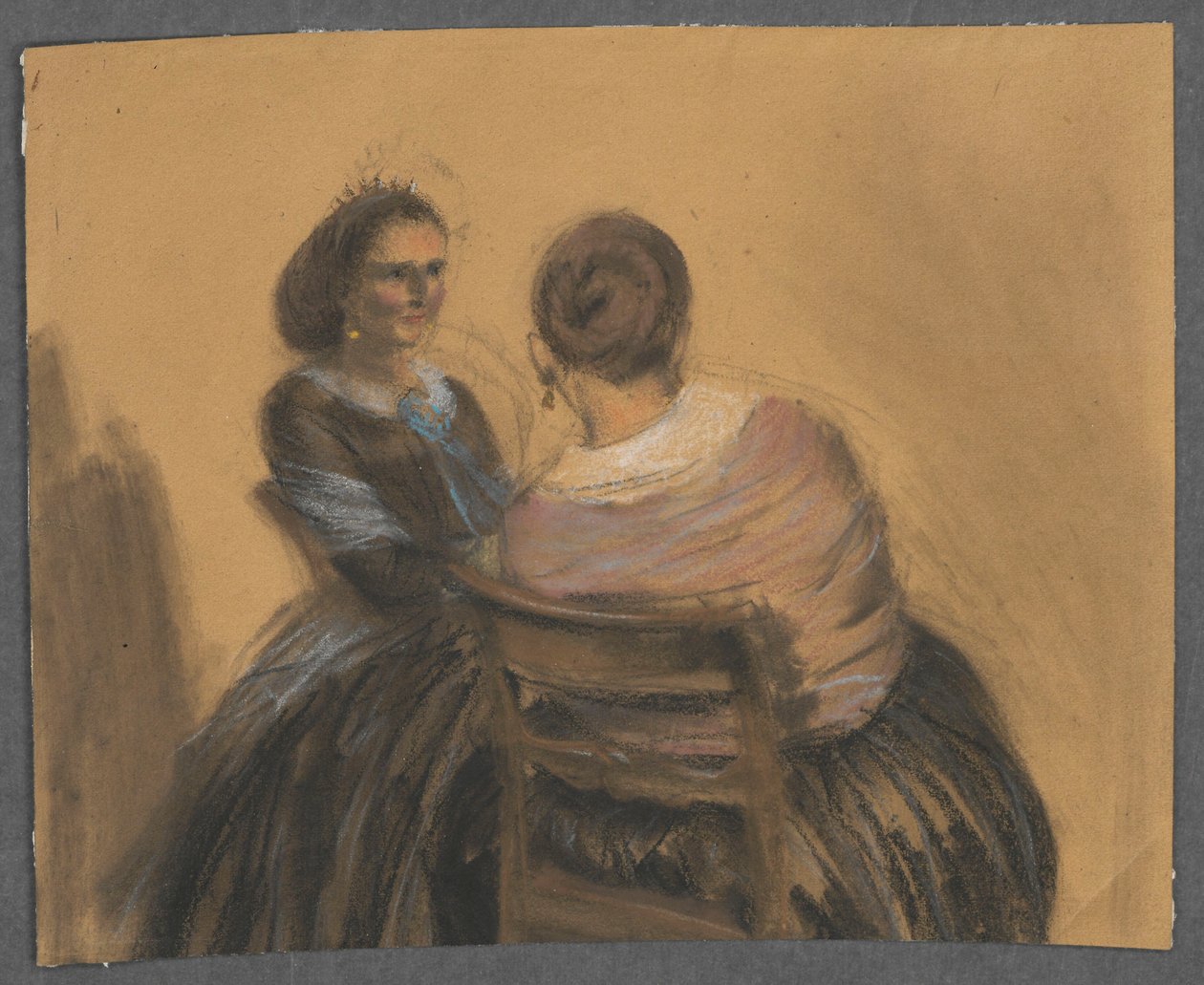 Dwie kobiety autorstwa Adolph Menzel