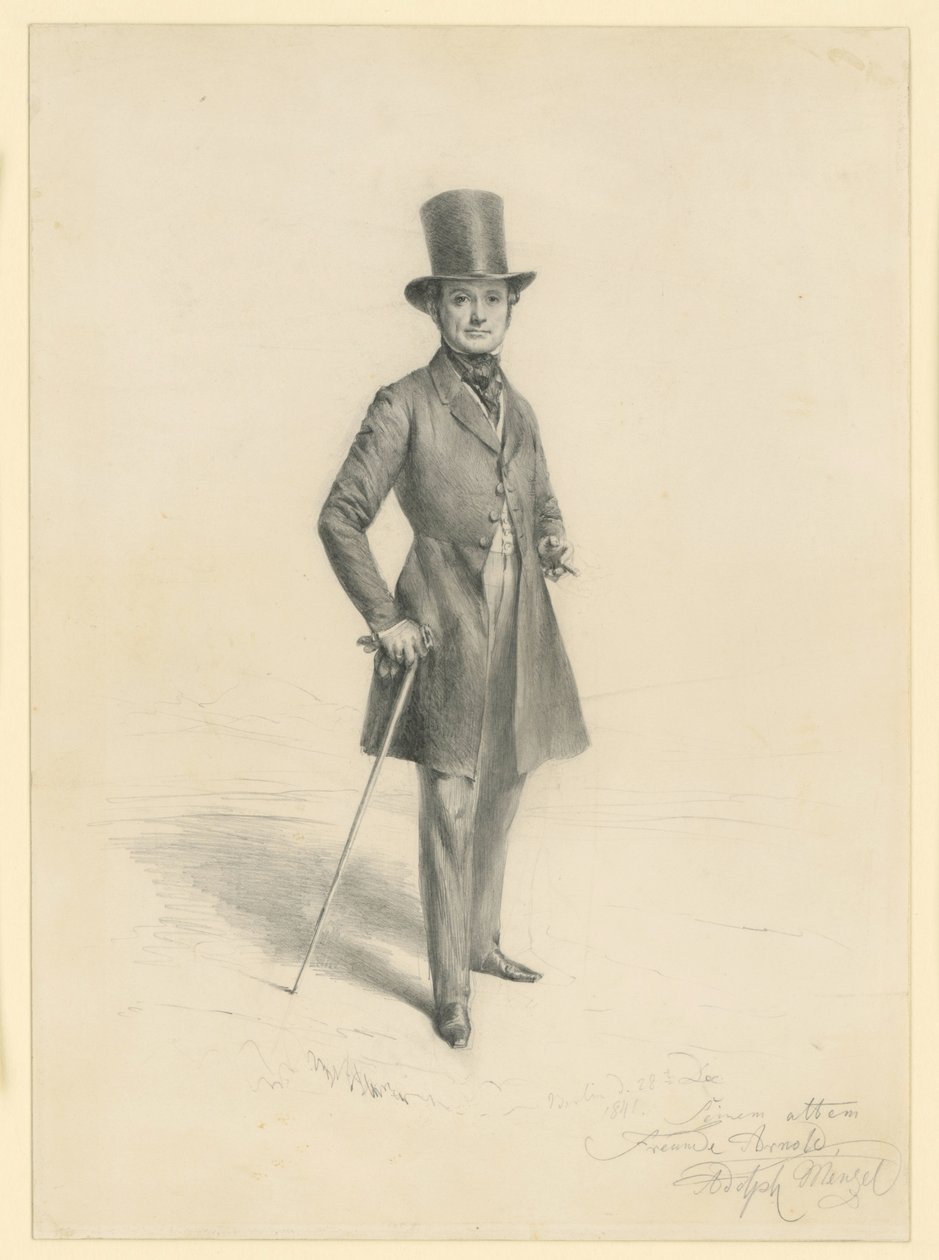 Eduard Magnus autorstwa Adolph Menzel