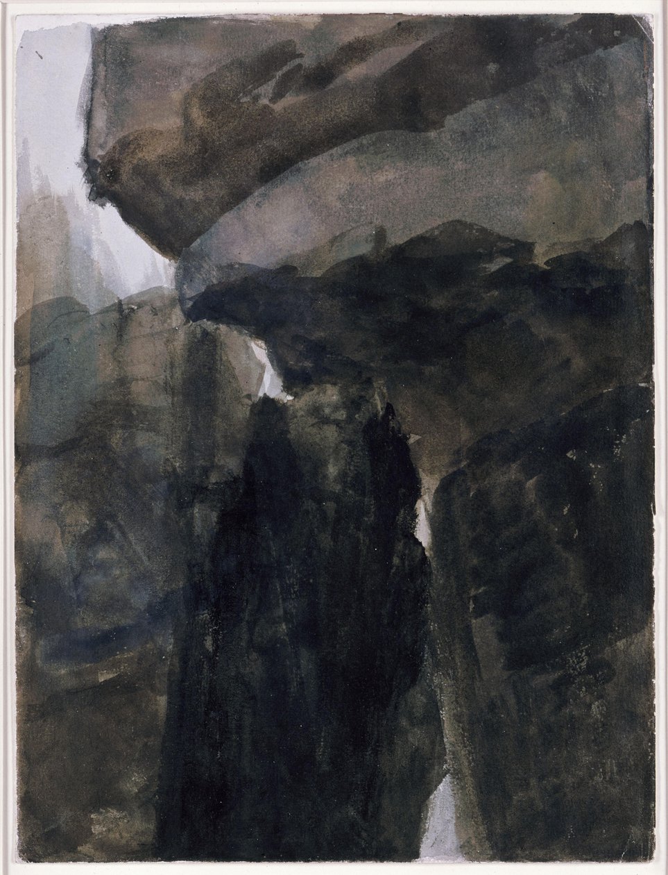 Skała (Szwajcaria Saksońska) autorstwa Adolph Menzel