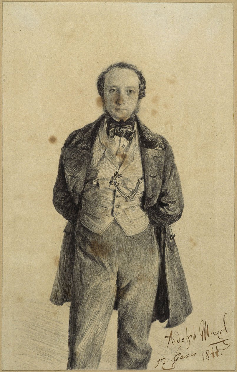 Sędzia okręgowy Karl Martini autorstwa Adolph Menzel