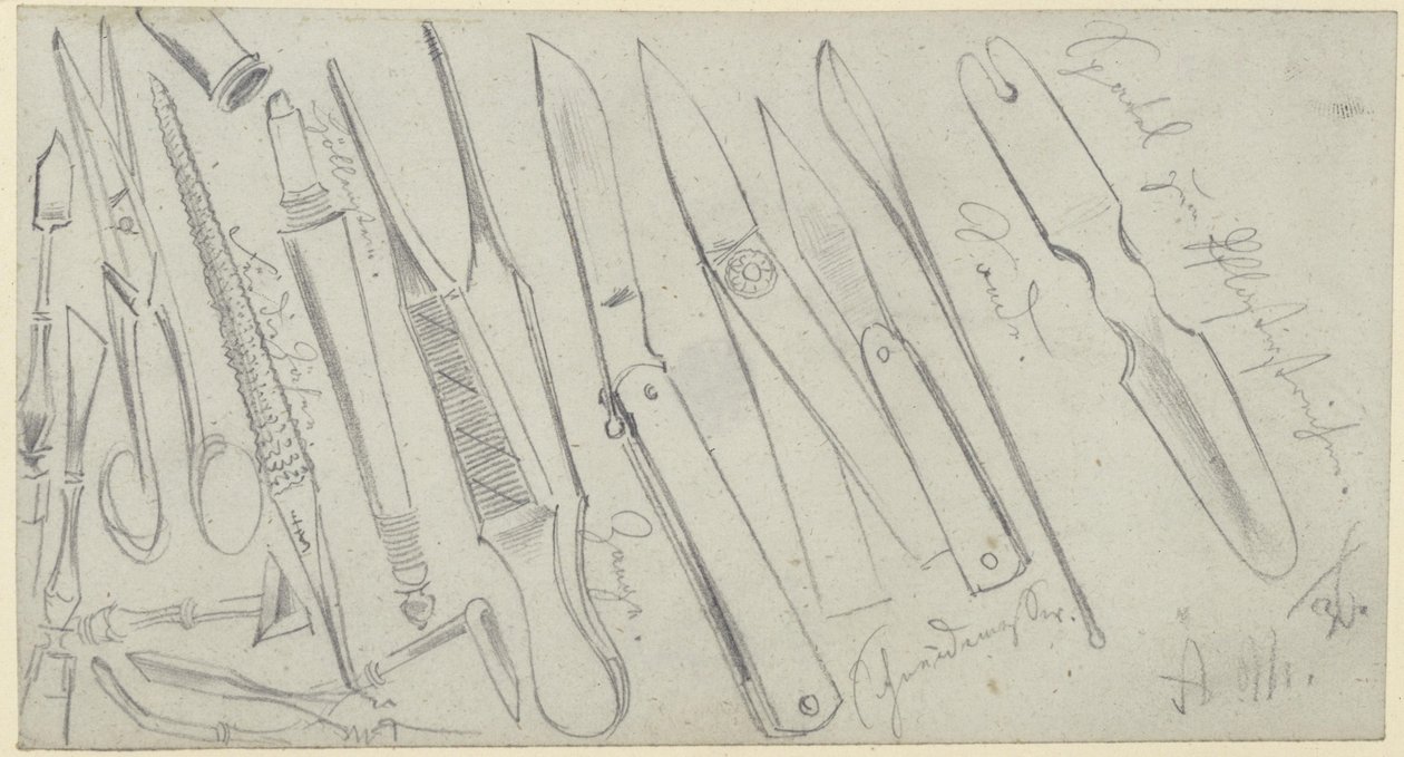 Instrumenty medyczne autorstwa Adolph Menzel