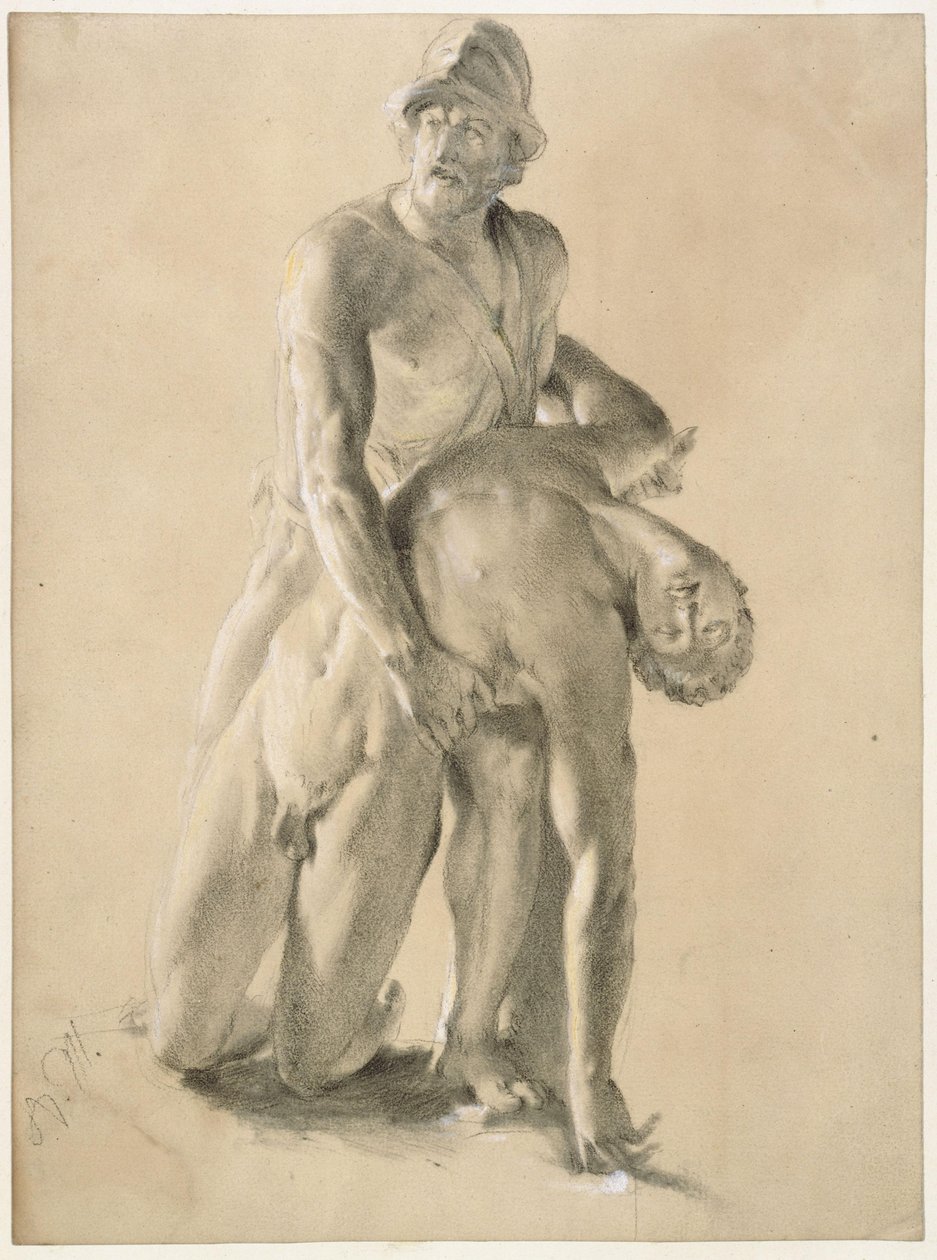 Grupa Patroklosa autorstwa Adolph Menzel