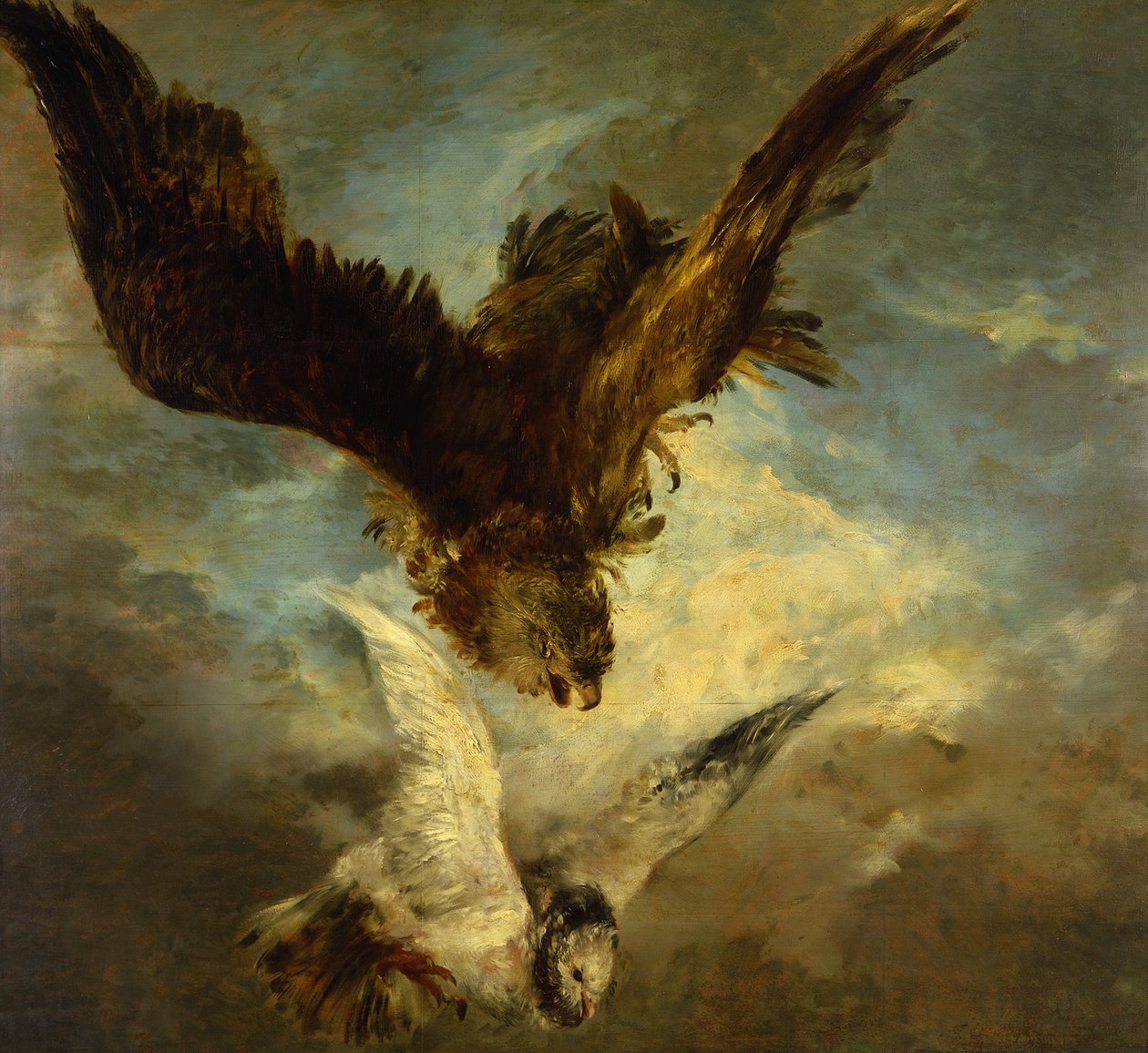 Witraż dla stowarzyszenia strzeleckiego autorstwa Adolph Menzel
