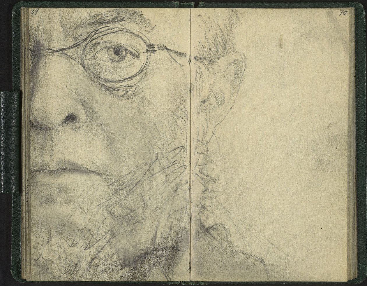 Autoportret jako "Jednooki" autorstwa Adolph Menzel