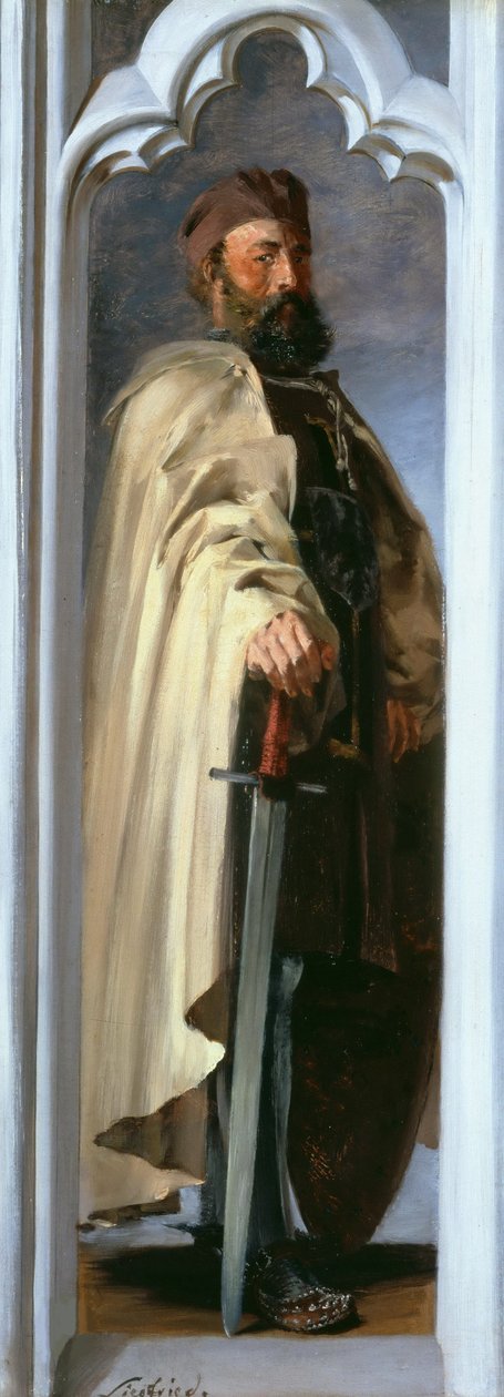 Siegfried von Feuchtwangen, wielki mistrz krzyżacki, 1846 r. autorstwa Adolph Menzel