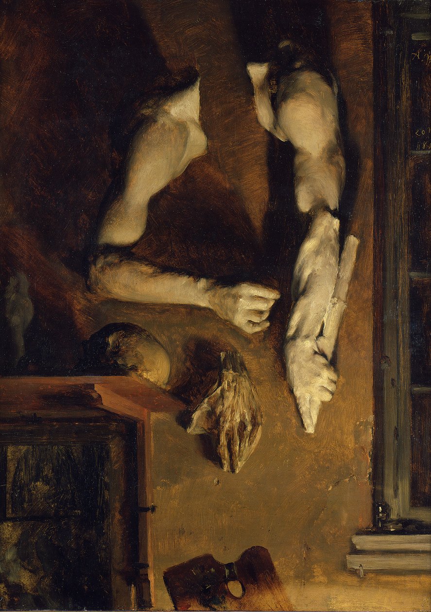 Studio Wall autorstwa Adolph Menzel