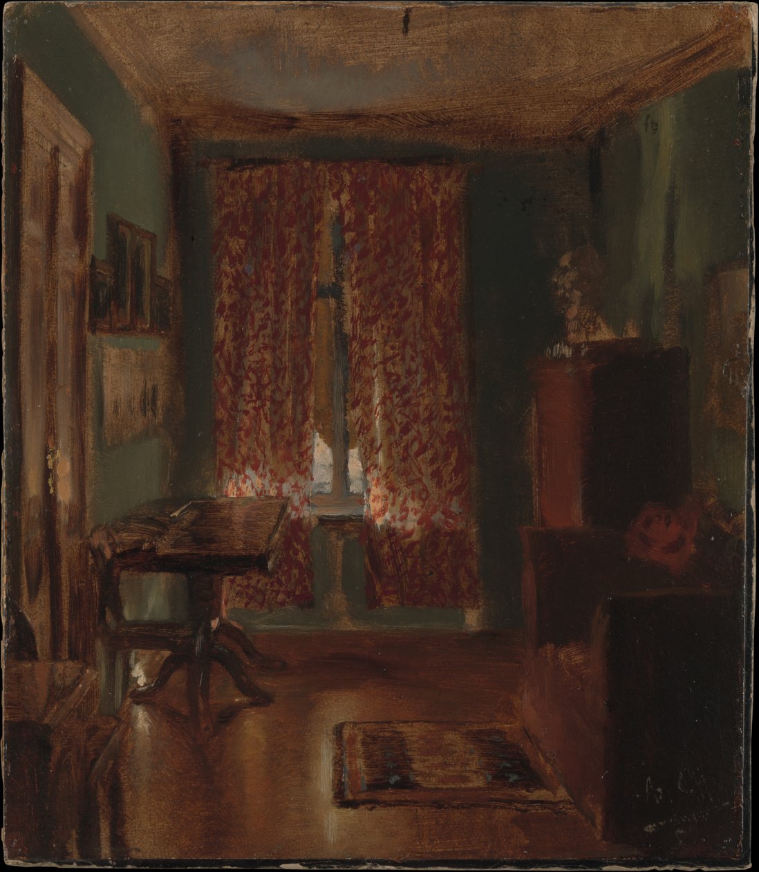 Salon artysty przy Ritterstrasse autorstwa Adolph Menzel