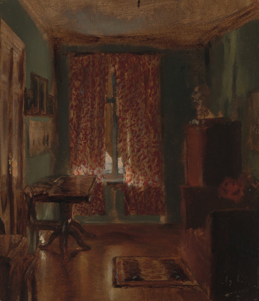 Salon Artystów na Ritterstrasse, 1851. autorstwa Adolph Menzel