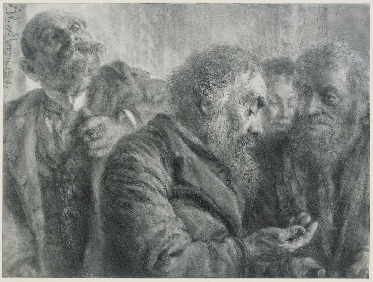 Czterech starców autorstwa Adolph Menzel