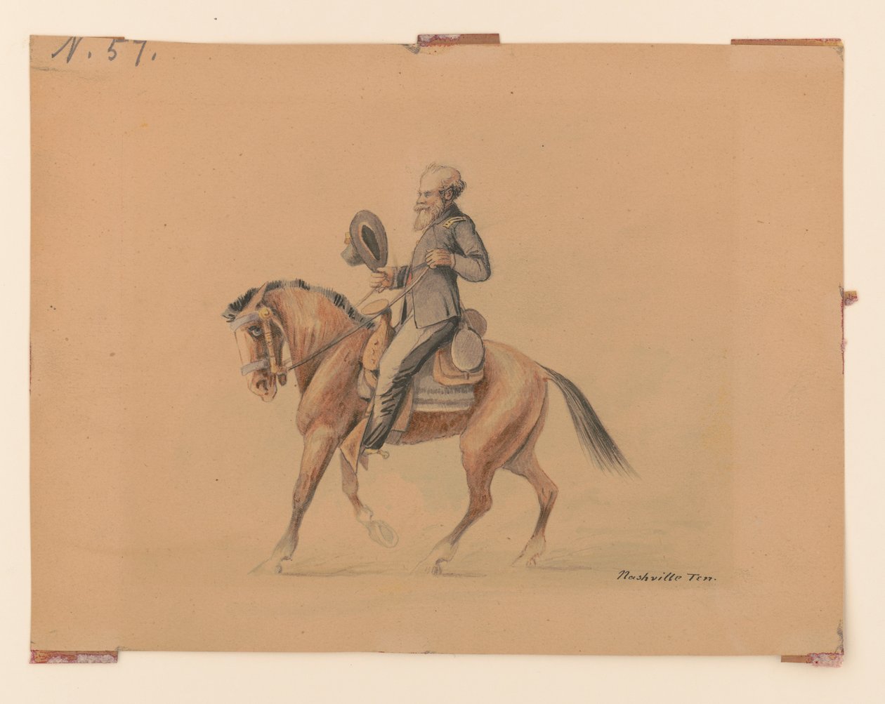 Major Edward Mueller, Nashville, Tennessee autorstwa Adolph Metzner