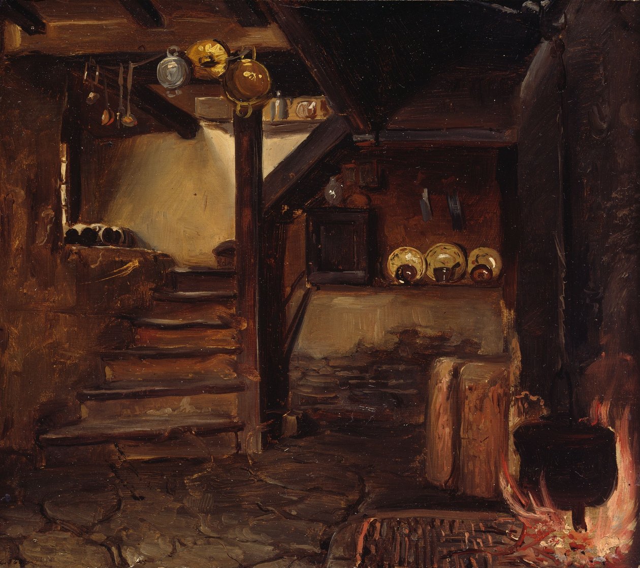Kuchnia niemiecka autorstwa Adolph Tidemand