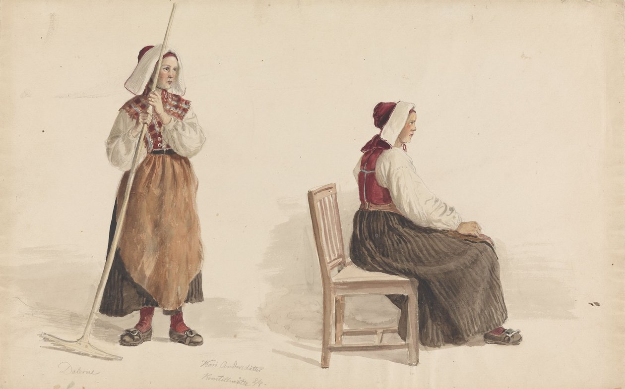 Kari Andersdatter, Dalarna autorstwa Adolph Tidemand