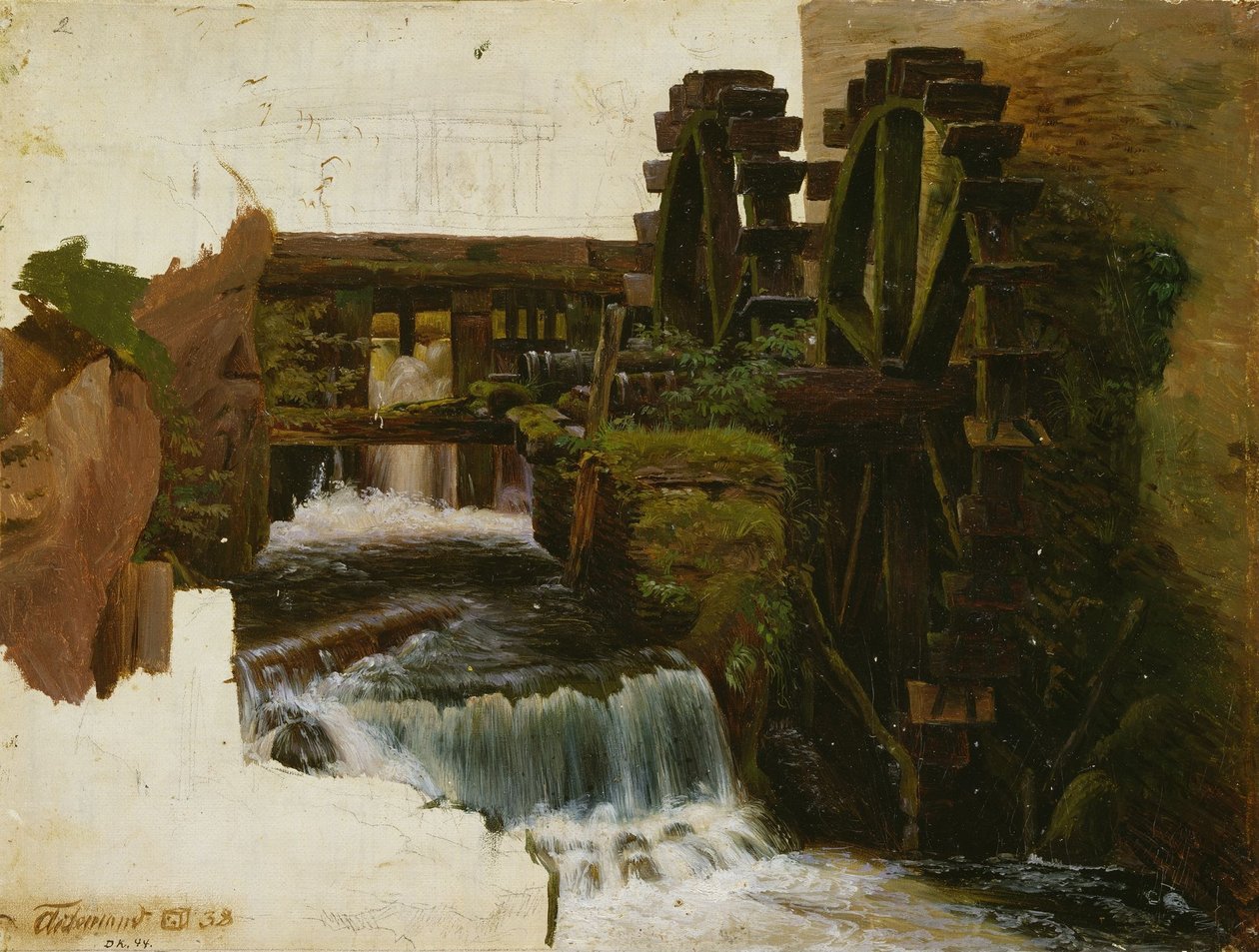 Młynarski strumień autorstwa Adolph Tidemand