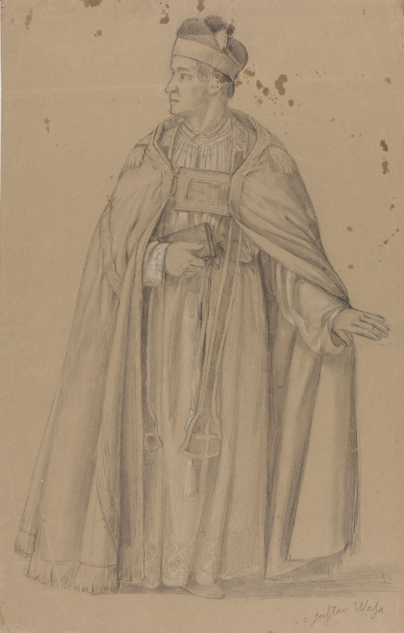 Ksiądz autorstwa Adolph Tidemand