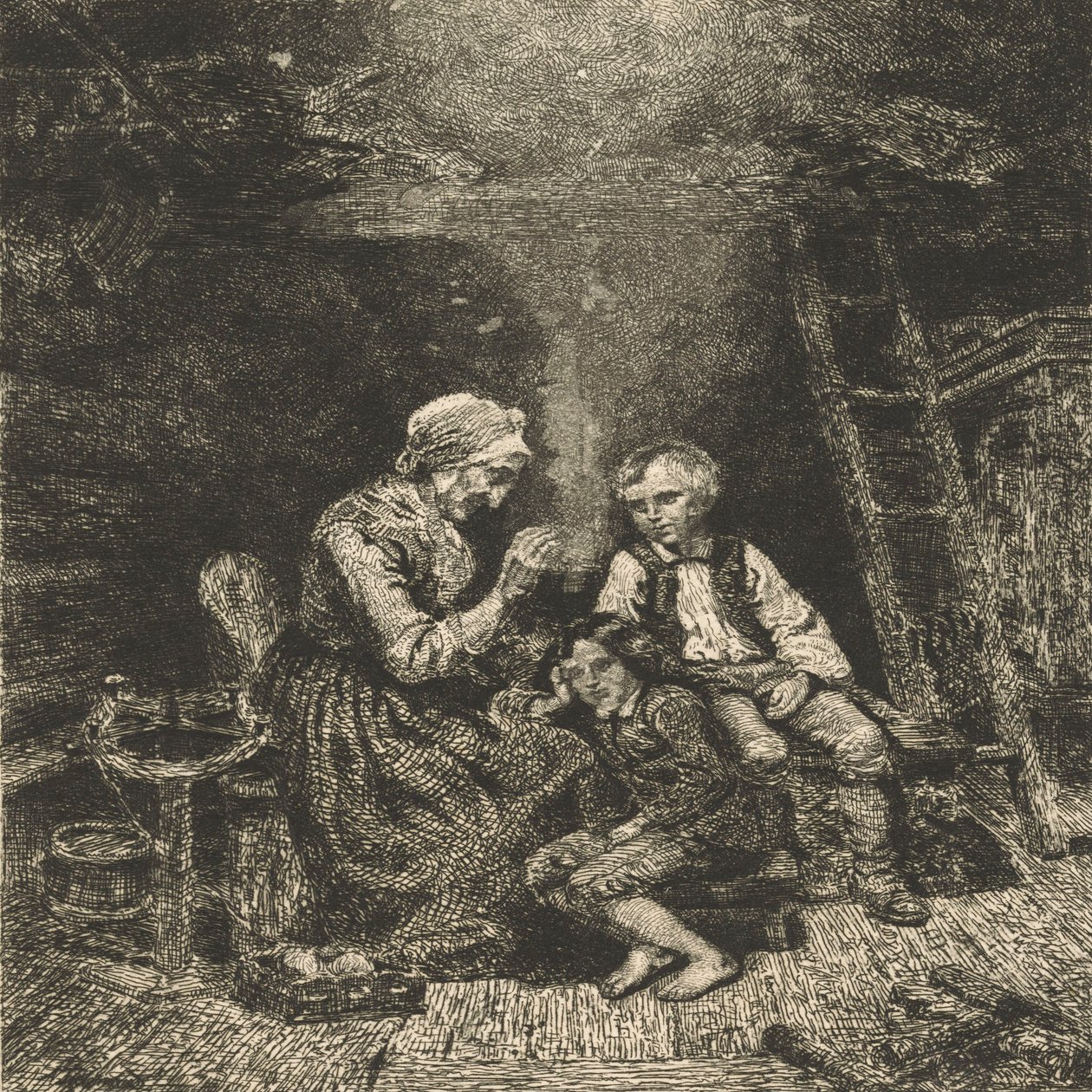 Bajarz baśni autorstwa Adolph Tidemand
