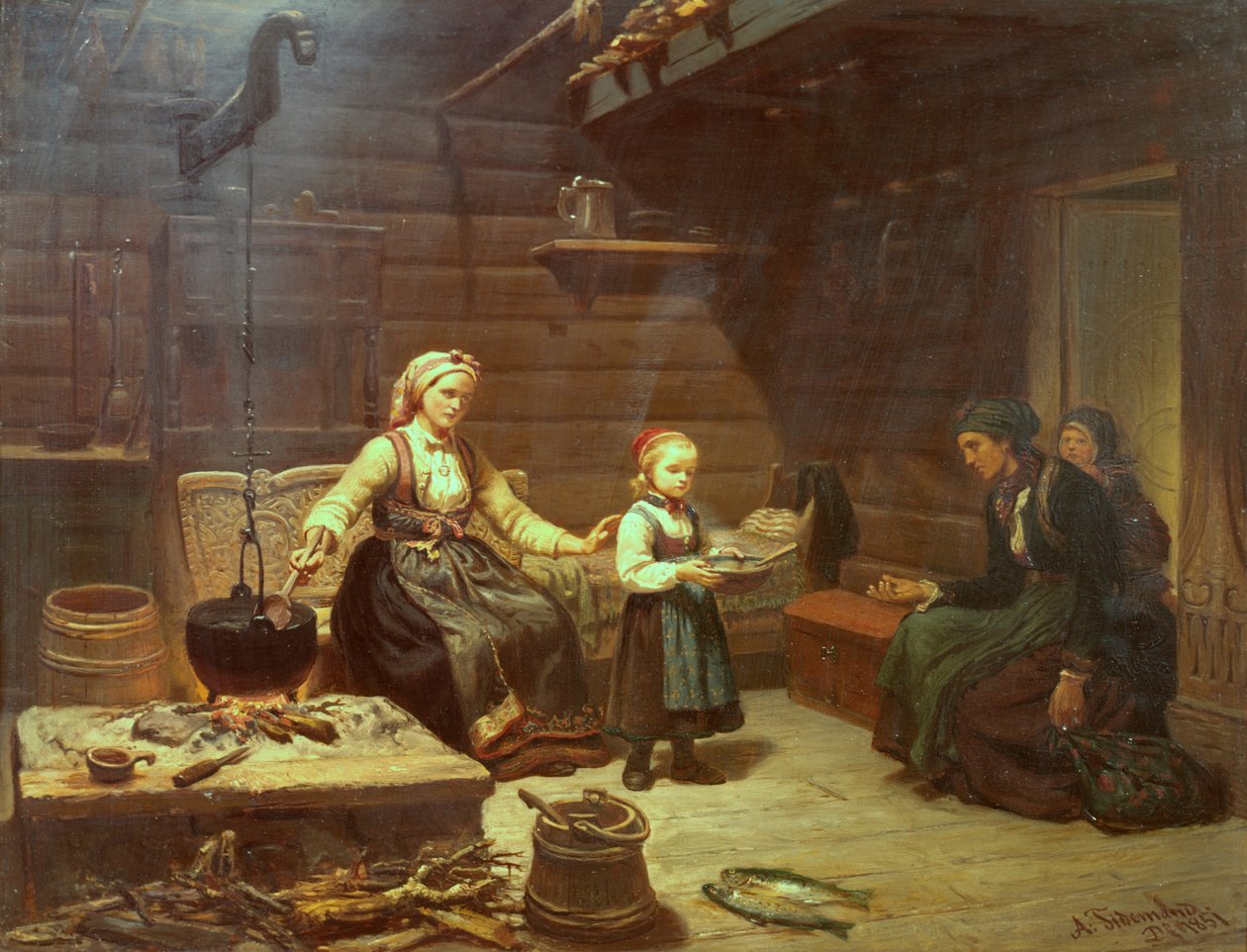 Żebrak autorstwa Adolph Tidemand