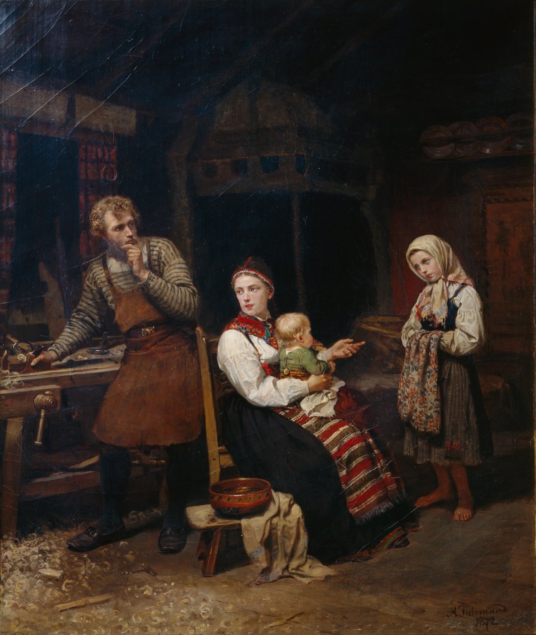Osierocony autorstwa Adolph Tidemand