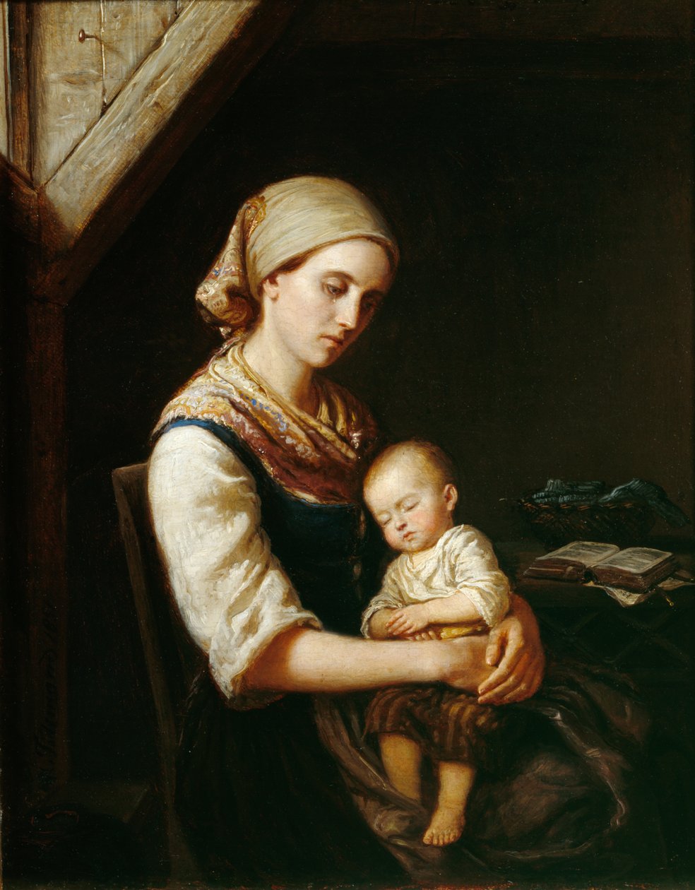 Widow autorstwa Adolph Tidemand