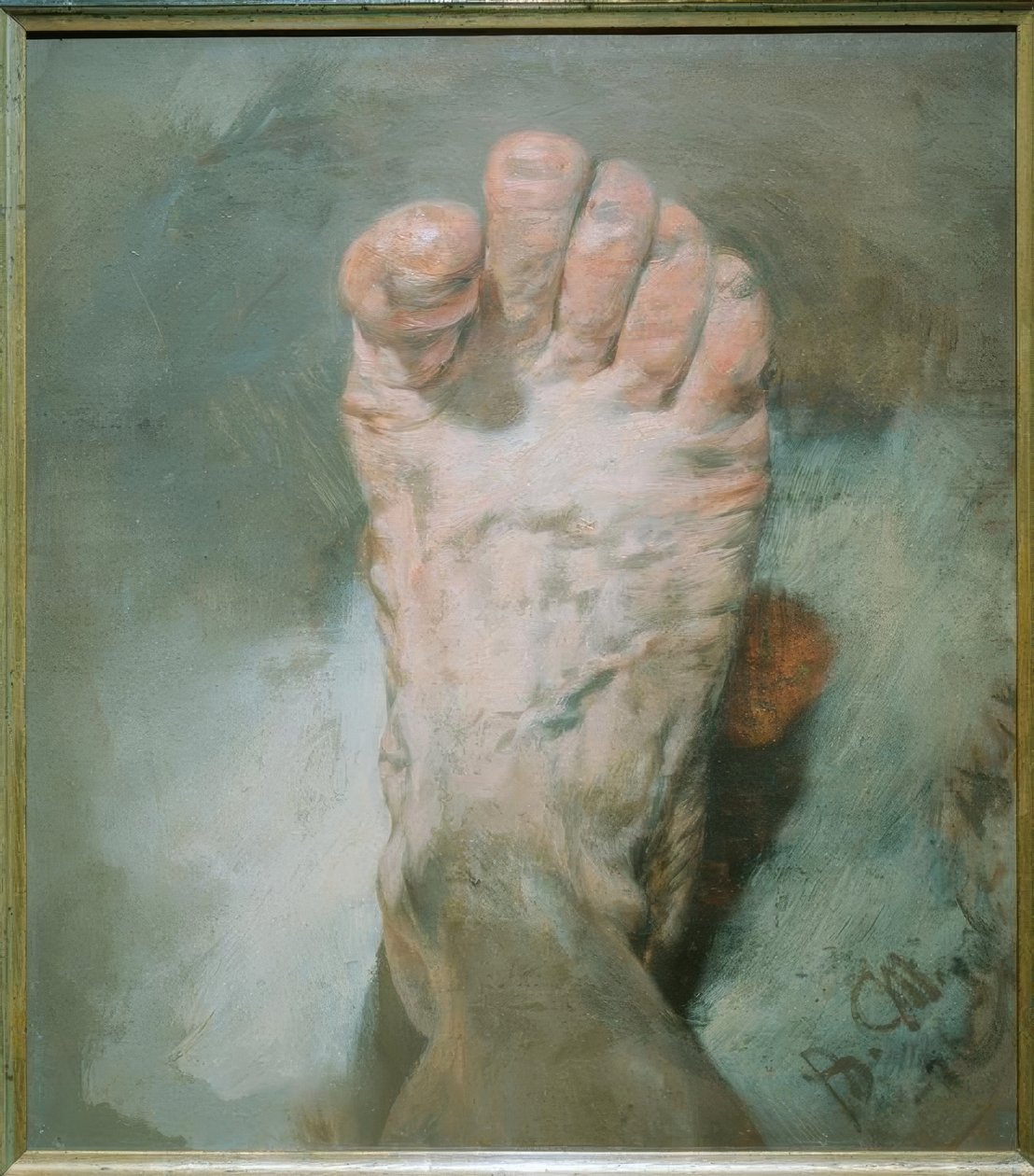 Stopa artysty autorstwa Adolph Menzel