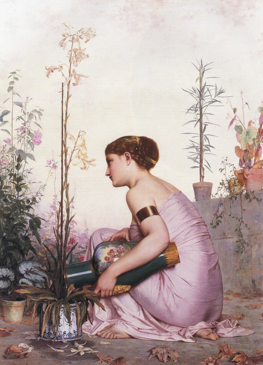 Lilia jest martwa autorstwa Adolphe Alexandre Lesrel