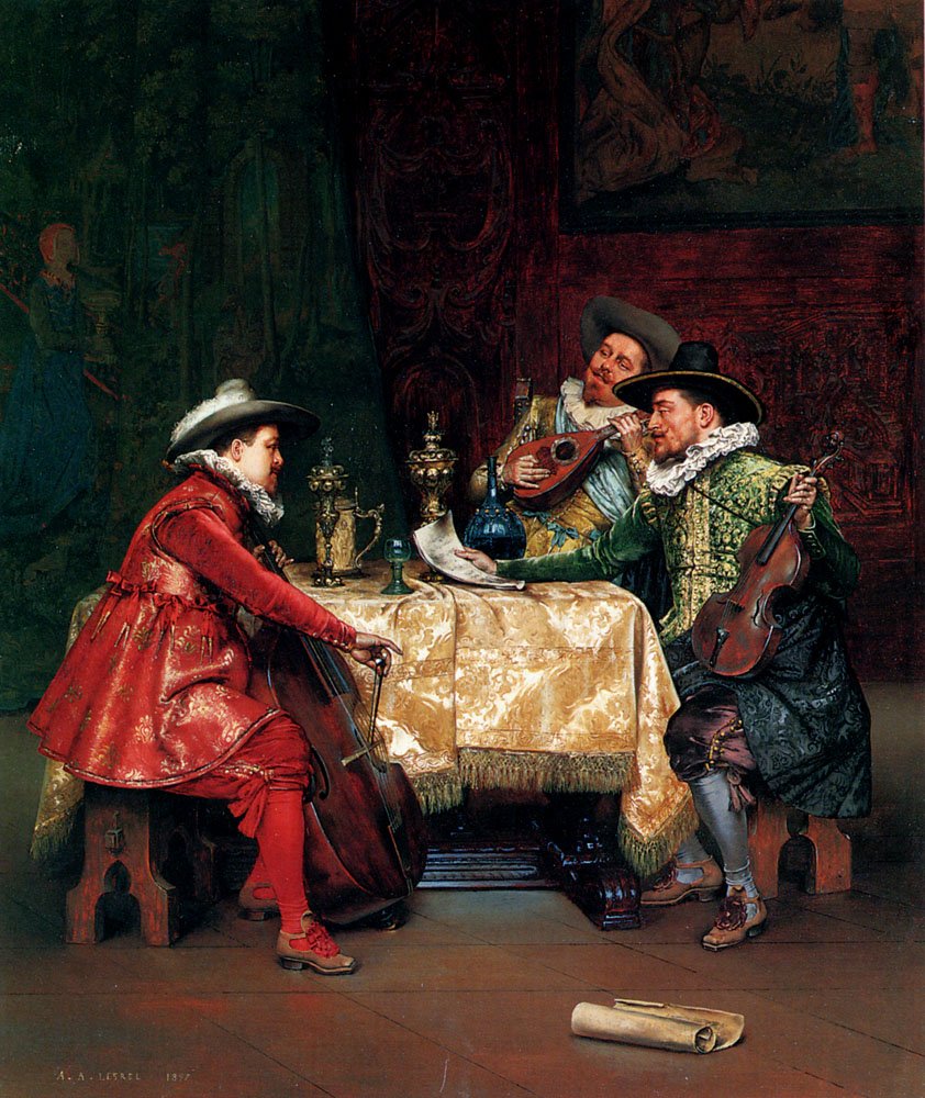 Próba autorstwa Adolphe Alexandre Lesrel