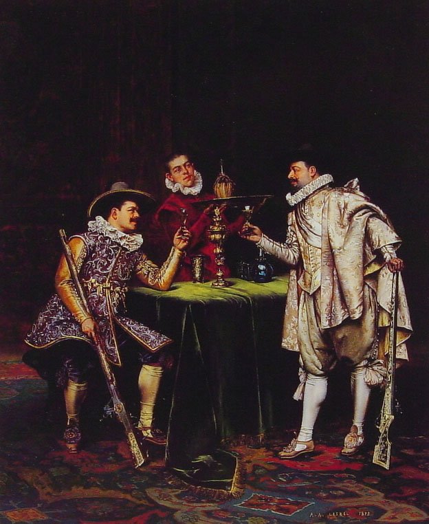Tost autorstwa Adolphe Alexandre Lesrel