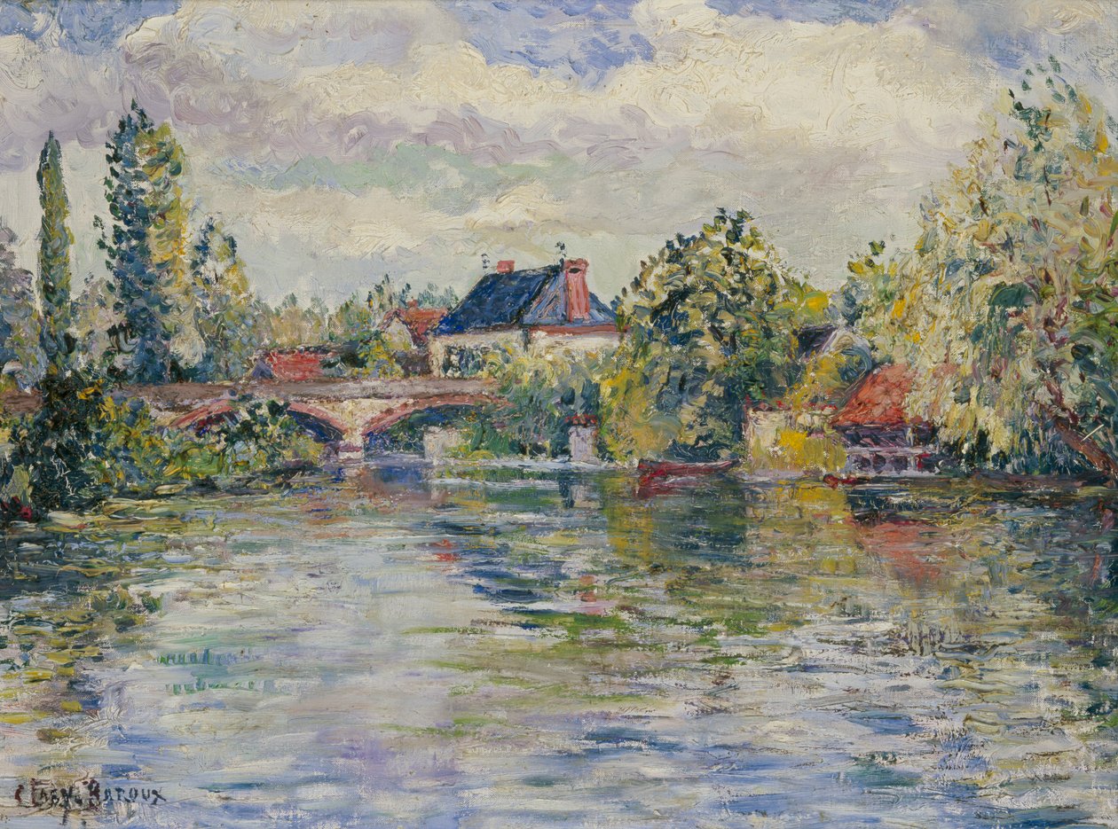 Most Garennes autorstwa Adolphe Clary Baroux
