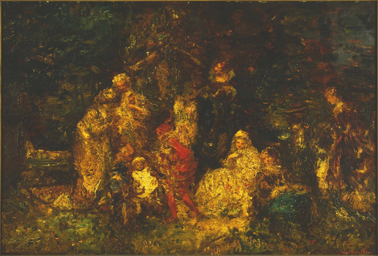 Tak jak lubisz autorstwa Adolphe Joseph Thomas Monticelli