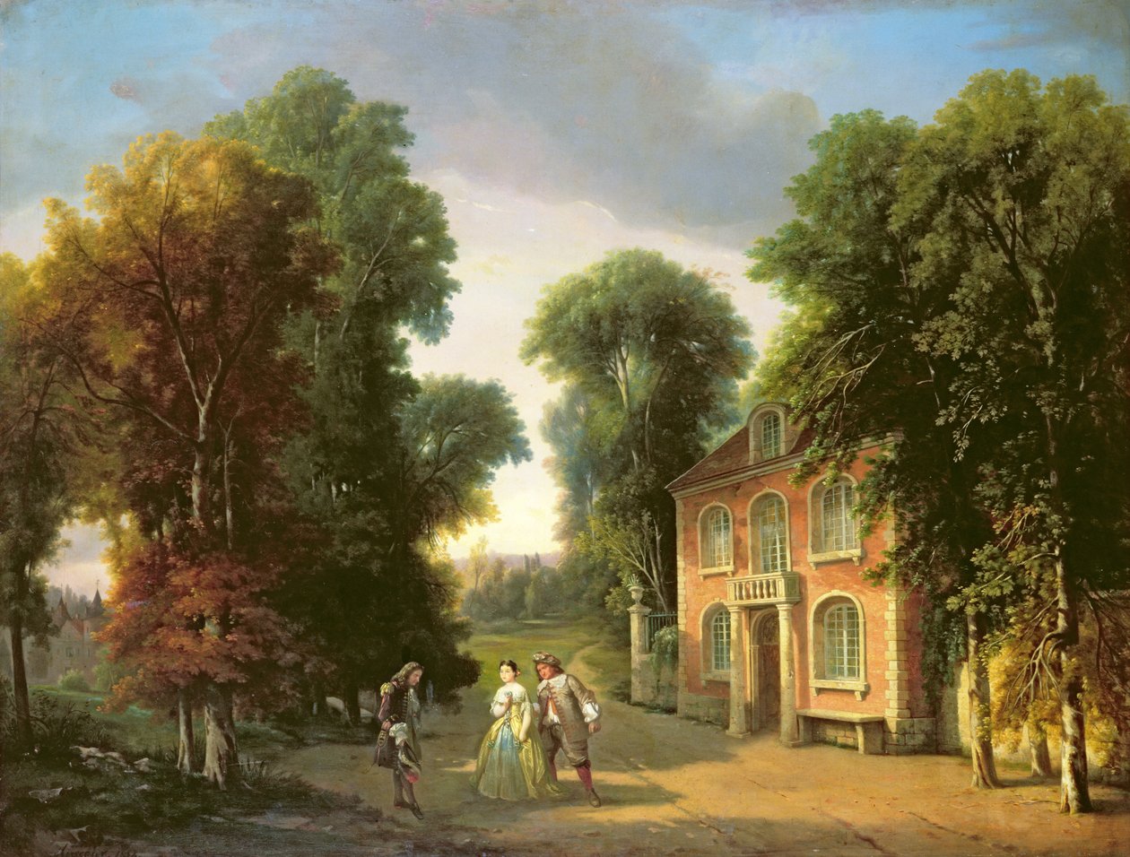 Scena z Georges Dandin Moliere