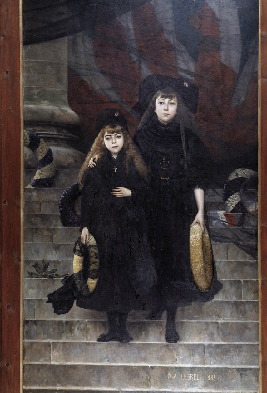 Alzacja i Lotaryngia, obraz A.A. Lesrel autorstwa Adolphe Alexandre Lesrel