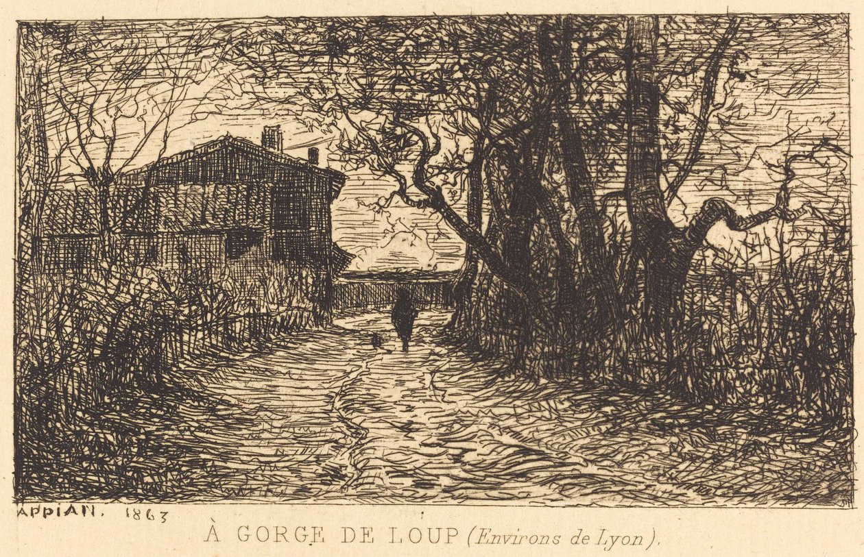 W wąwozie Loup autorstwa Adolphe Appian