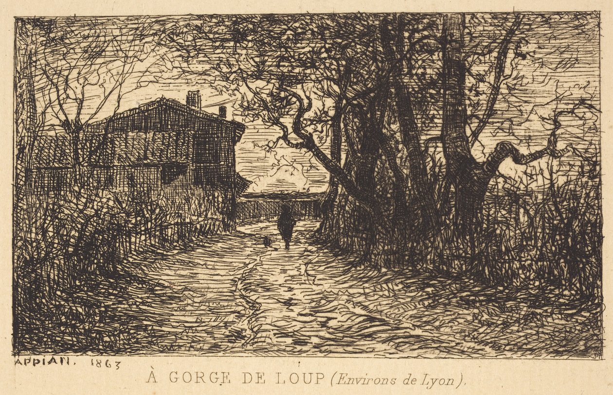 Wąwóz w Loup autorstwa Adolphe Appian