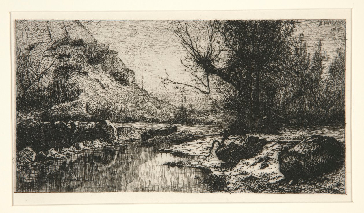 W Valromey (Ain) Vallis Romana pod Julesem Cesar autorstwa Adolphe Appian
