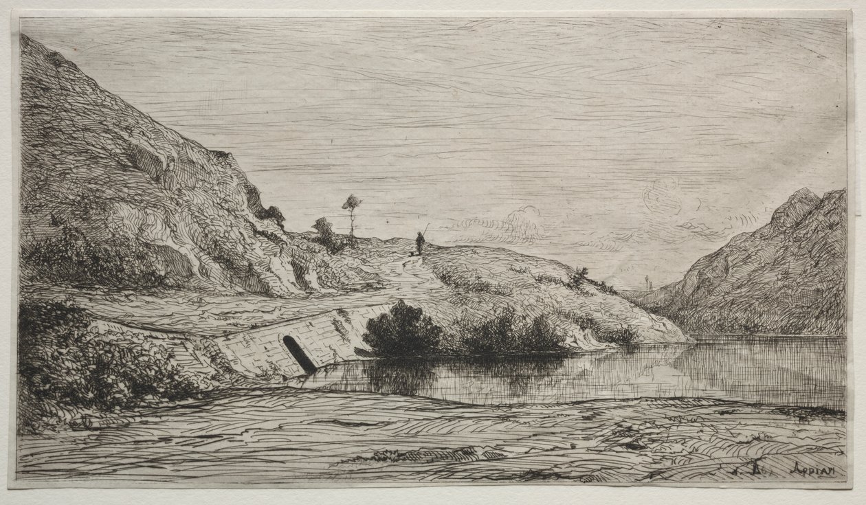 Brzegi Rodanu autorstwa Adolphe Appian