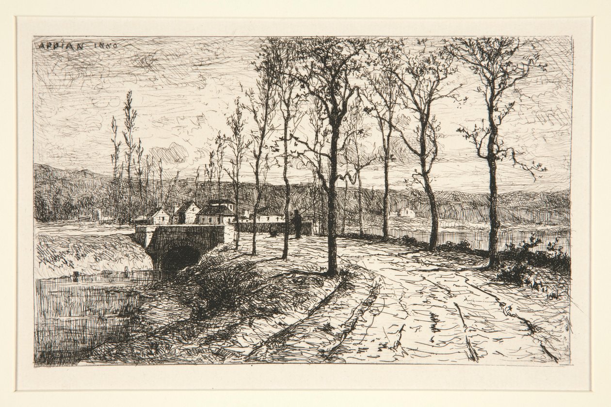Wejście do wioski autorstwa Adolphe Appian