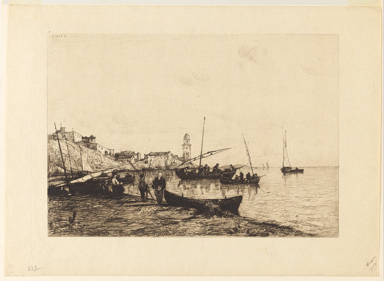 Port w Sanremo autorstwa Adolphe Appian