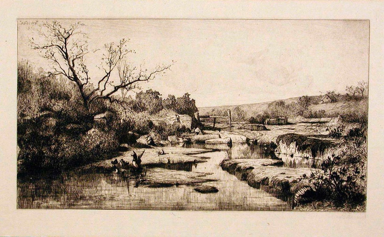 Źródła Albarine (Ain) autorstwa Adolphe Appian