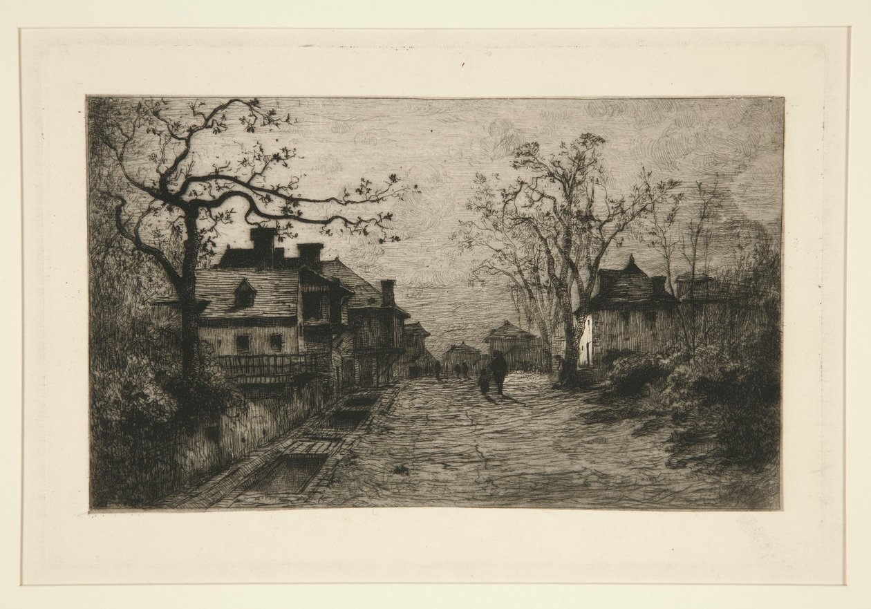 Wiejska ulica autorstwa Adolphe Appian