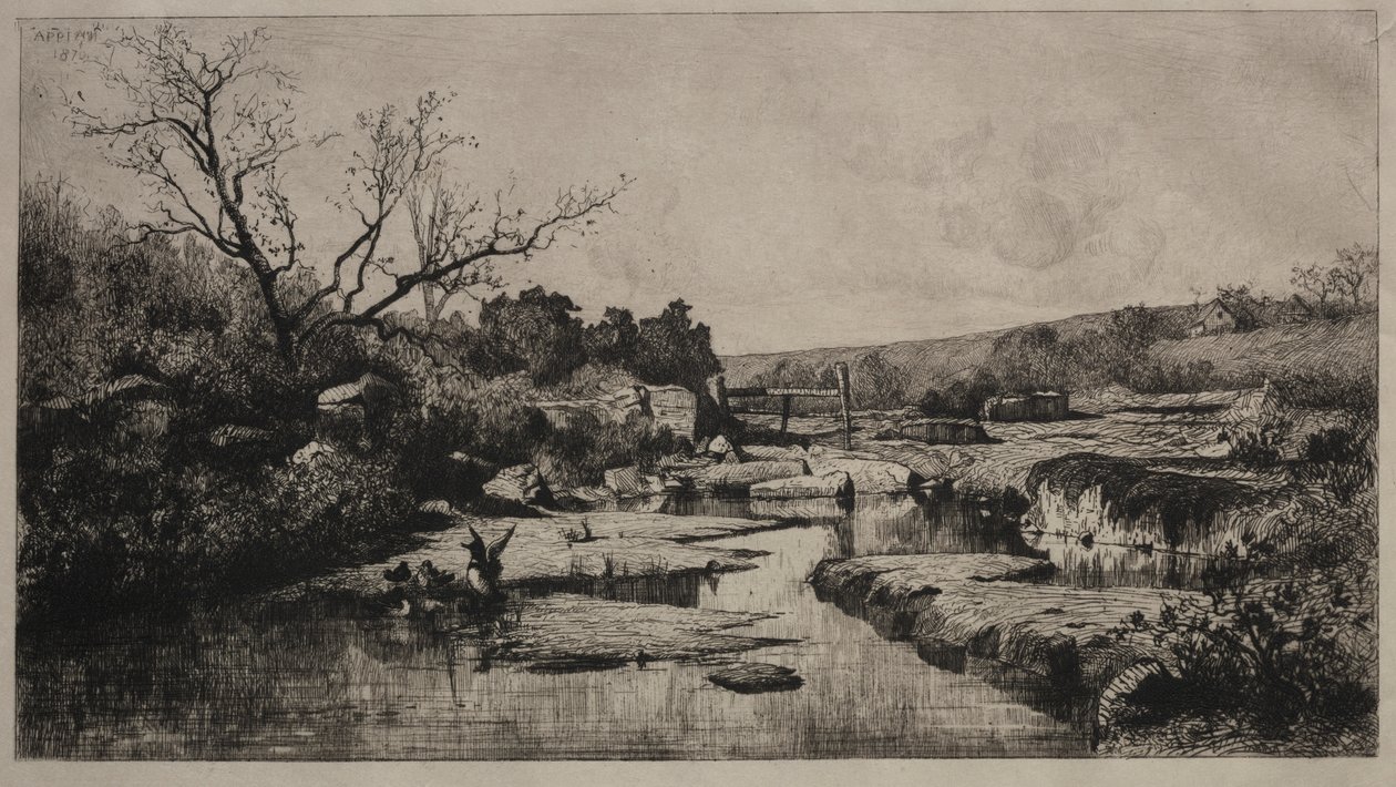 Źródło Albarine autorstwa Adolphe Appian