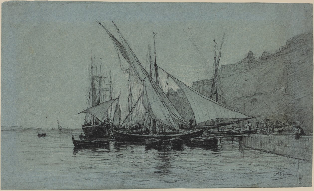 Port w Monako autorstwa Adolphe Appian
